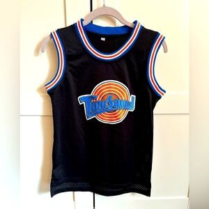 Michael Jordan Space Jam Looney Tune Squad Basketball Jersey "Bugs 1" Size Small